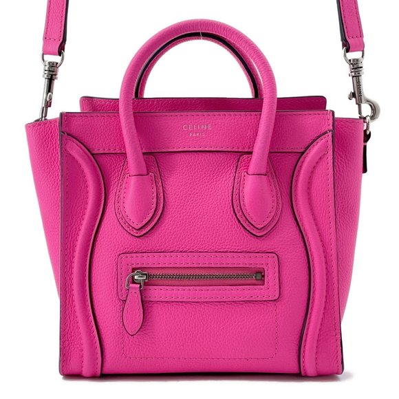 Celine Luggage Nano Shopper Handbag 189243 CELINE 2-way - Picture 1 of 10